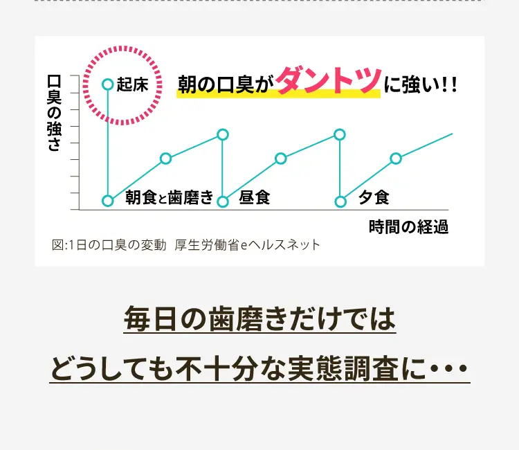 毎日の歯磨きだけではどうしても不十分な実態調査に・・・